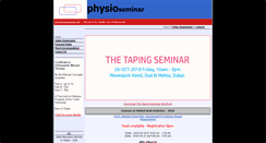 Desktop Screenshot of physioseminar.net